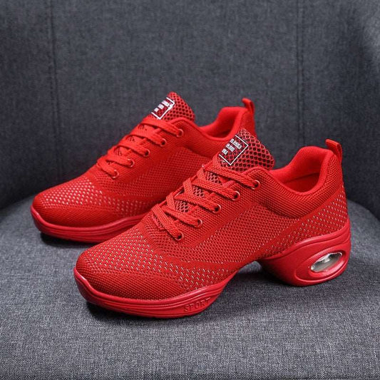 Black or Red Woman Dance Practice Trainers