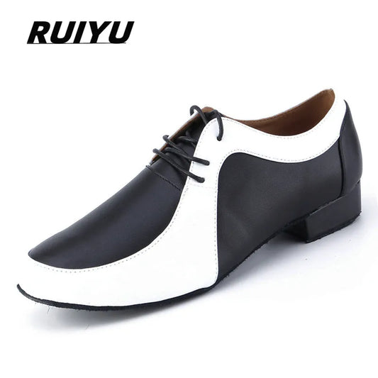 Men's Leather Dance Shoes with Choice of Indoor or Outdoor Sole.