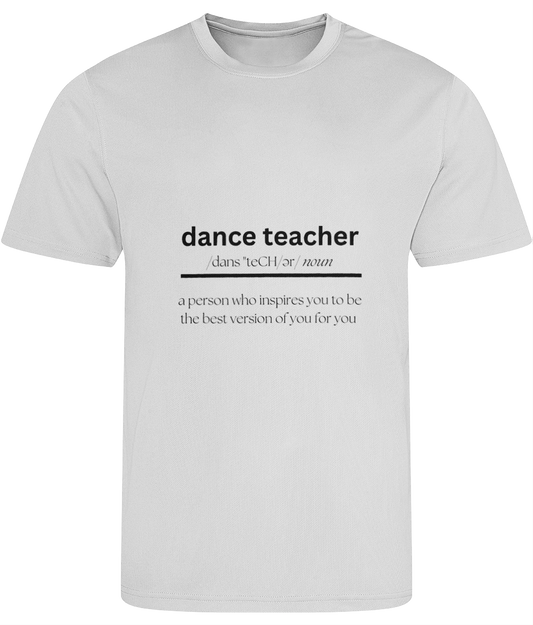 Mens Just Cool Sports Quick Dry T-shirt dance teacher