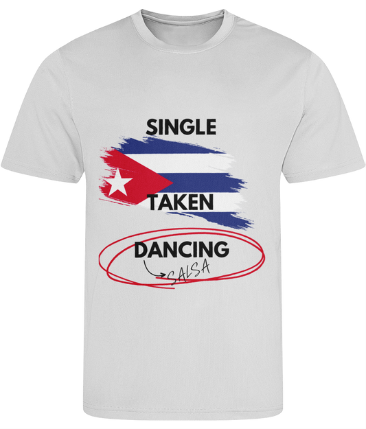 Mens Cuban High Performing Stay Dry Dance T Shirt