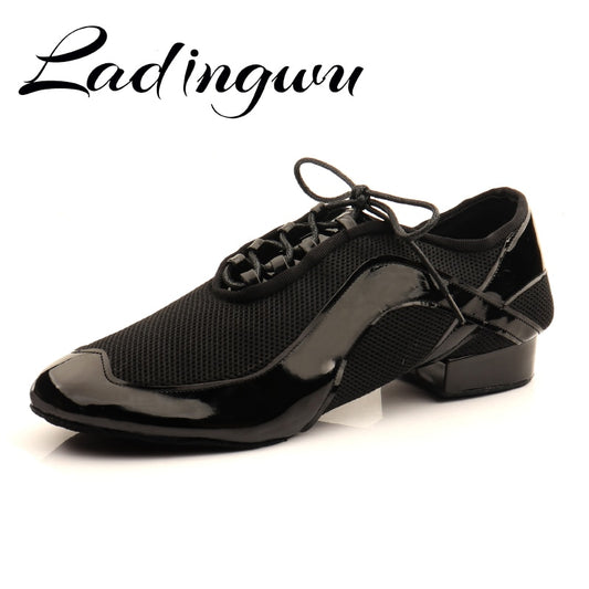 New Style Men Latin Breathable Mesh Dance Shoes