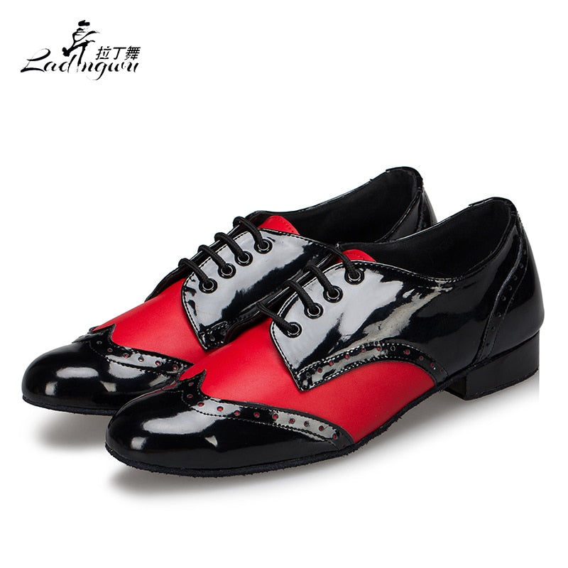 Zapatos de baile latino de fondo suave para hombre. – Dance Fit Designs