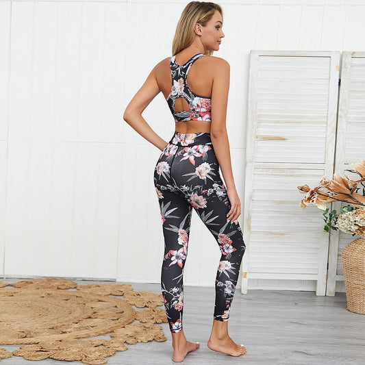 Two Piece Push Up Dance/Fitness Set